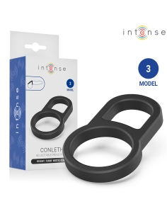 INTENSE CONLETH ADJUSTABLE DOUBLE PENIS RING MODEL 3
