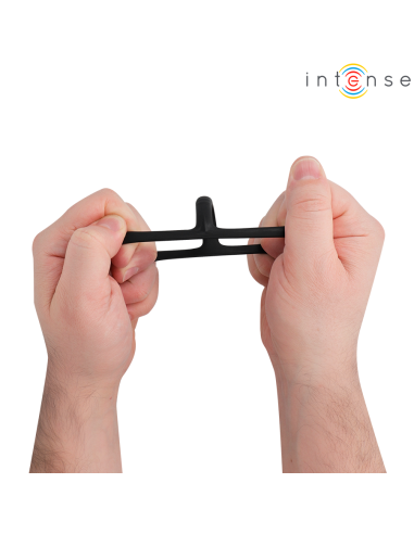 INTENSE JOHN ADJUSTABLE TRIPLE PENIS RING MODEL 4