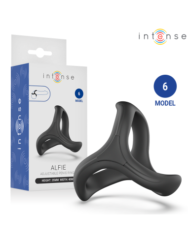 INTENSE ALFIE ADJUSTABLE TRIPLE PENIS RING MODEL 6