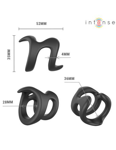 INTENSE NIKOLAJ ADJUSTABLE PENIS RING MODEL 8