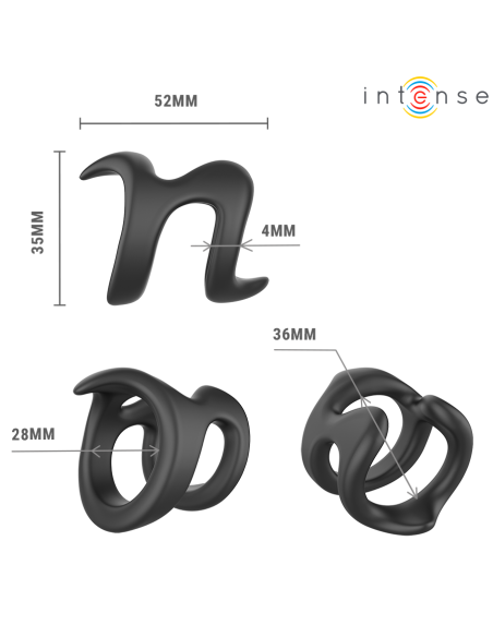 INTENSE NIKOLAJ ADJUSTABLE PENIS RING MODEL 8
