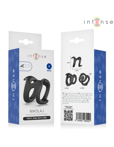 INTENSE NIKOLAJ ADJUSTABLE PENIS RING MODEL 8