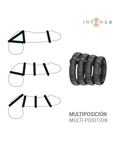 INTENSE MICHIEL SET OF 4 PENIS RINGS MODEL 10