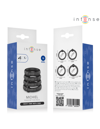 INTENSE MICHIEL SET OF 4 PENIS RINGS MODEL 10