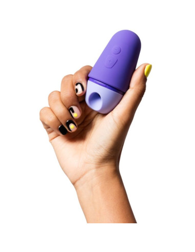 ROMP FREE X CLITORAL STIMULATOR WITH LID 10 LEVELS RECHARGEABLE PURPLE