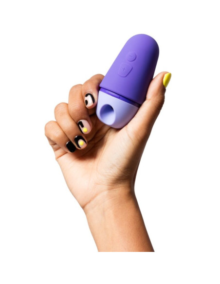 ROMP FREE X CLITORAL STIMULATOR WITH LID 10 LEVELS RECHARGEABLE PURPLE