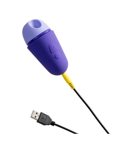 ROMP FREE X CLITORAL STIMULATOR WITH LID 10 LEVELS RECHARGEABLE PURPLE