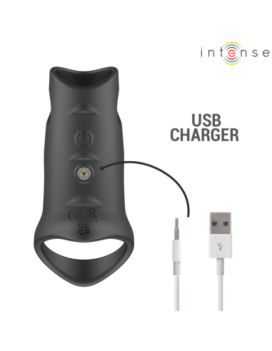 INTENSE JEROME ADJUSTABLE VIBRATING PENIS RING MODEL 12