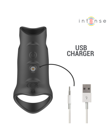 INTENSE JEROME ADJUSTABLE VIBRATING PENIS RING MODEL 12