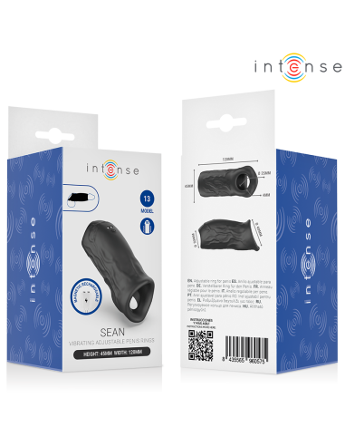 INTENSE SEAN VIBRATING ADJUSTABLE PENIS RING MODEL 13