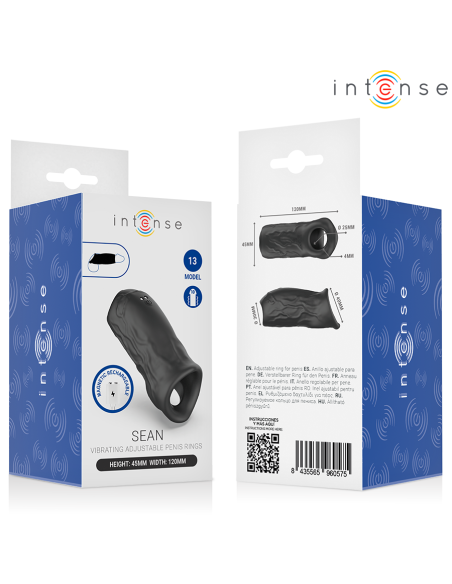 INTENSE SEAN VIBRATING ADJUSTABLE PENIS RING MODEL 13