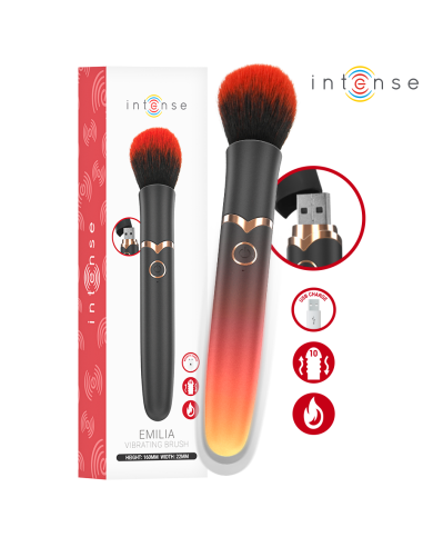 INTENSE EMILIA HEATED VIBRATING BRUSH 16 CM