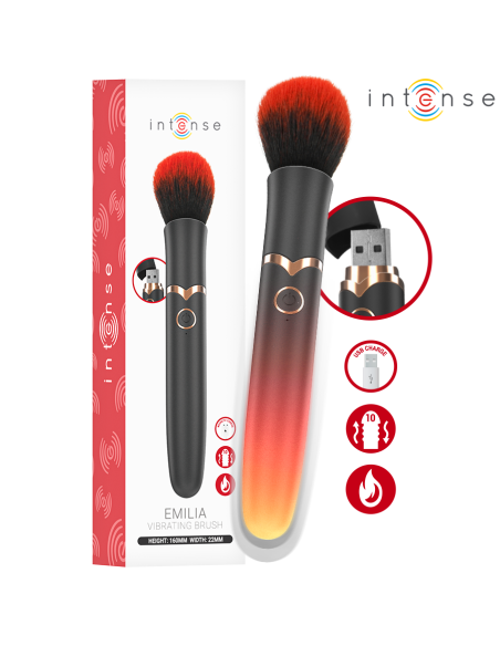 INTENSE EMILIA HEATED VIBRATING BRUSH 16 CM