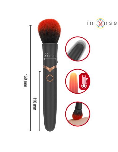 INTENSE EMILIA HEATED VIBRATING BRUSH 16 CM