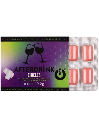 WUG GUM AFTER DRINK HANGOVER 8 UNITS