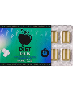 WUG DIET SUGAR FREE FUNCTIONAL MINT GUM BLISTER 8 PCS 2