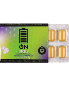 WUG ON FUNCTIONAL CAFFEINE GUARANA GUM MINT VANILLA FLAVOUR BLISTER 8 PCS 2
