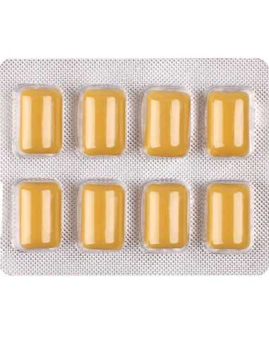 WUG ON FUNCTIONAL CAFFEINE GUARANA GUM MINT VANILLA FLAVOUR BLISTER 8 PCS