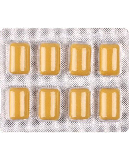WUG ON FUNCTIONAL CAFFEINE GUARANA GUM MINT VANILLA FLAVOUR BLISTER 8 PCS