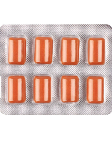 WUG SOLAR FUNCTIONAL VITAMIN ZINC TROPICAL FRUITS FLAVOUR GUM BLISTER 8 PCS