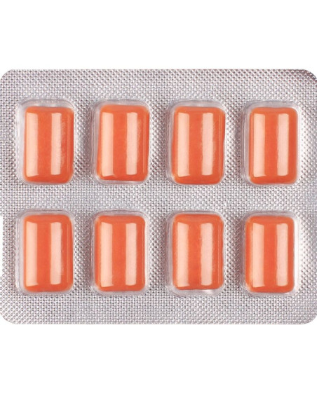 WUG MULTIVIT FUNCTIONAL MULTIVITAMIN TROPICAL FLAVOUR GUM BLISTER 8 PCS
