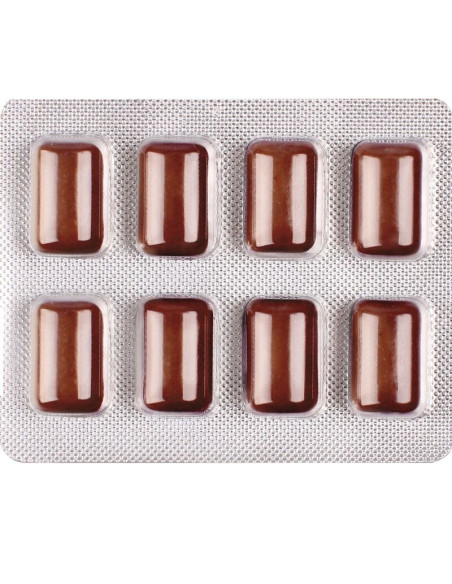 WUG POWER UP FUNCTIONAL CAFFEINE MATE COFFEE FLAVOUR GUM BLISTER 8 PCS