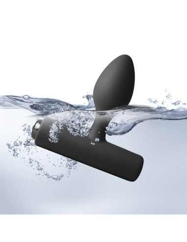 ROCKS OFF NOVA SOLARIS RECHARGEABLE SLIM POWERFUL ANAL PLUG 16 FUNCTION BLACK