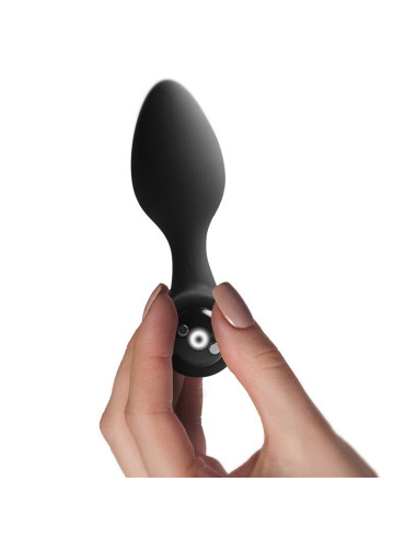 ROCKS OFF NOVA SOLARIS RECHARGEABLE SLIM POWERFUL ANAL PLUG 16 FUNCTION BLACK