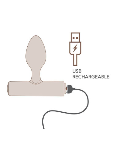 ROCKS OFF NOVA SOLARIS RECHARGEABLE SLIM POWERFUL ANAL PLUG 16 FUNCTION BLACK