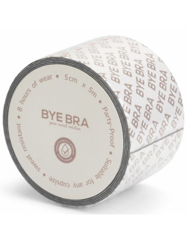 BYE BRA BODY TAPE DOUBLE SIDED DOUBLE SIDED TAPE BEIGE ONE SIZE 5 X 500 CM