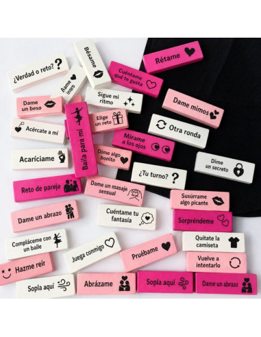 DIABLO PICANTE BAG OF 16 LOVE BLOCKS SPANISH VERSION