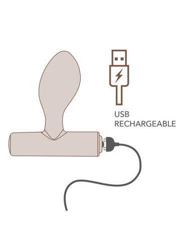 ROCKS OFF NOVA ORBITAL RECHARGEABLE PREMIUM POWERFUL ANAL PLUG 16 FUNCTION BLUE