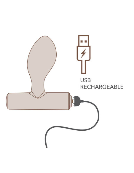 ROCKS OFF NOVA ORBITAL RECHARGEABLE PREMIUM POWERFUL ANAL PLUG 16 FUNCTION BLUE