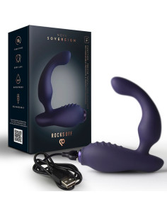 ROCKS OFF NOVA SOVEREIGN RECHARGEABLE PROSTATE PERINEUM MASSAGER 16 FUNCTION BLUE