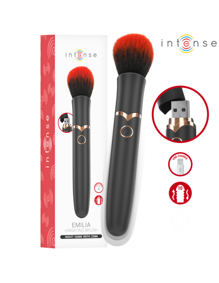 INTENSE EMILIA VIBRATING BRUSH 10 VIBRATIONS 16 CM