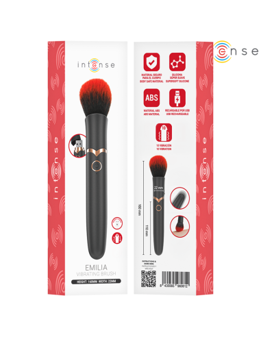 INTENSE EMILIA VIBRATING BRUSH 10 VIBRATIONS 16 CM