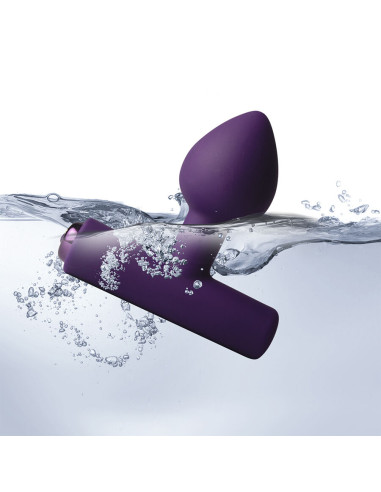 ROCKS OFF NOVA ASTRYX RECHARGEABLE PREMIUM POWERFUL ANAL PLUG 16 FUNCTION PURPLE