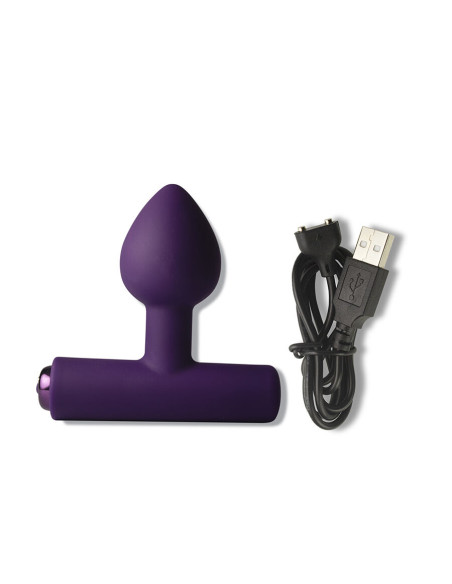 ROCKS OFF NOVA ASTRYX RECHARGEABLE PREMIUM POWERFUL ANAL PLUG 16 FUNCTION PURPLE