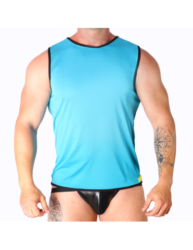 MACHO BLUE T SHIRT S M