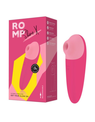 ROMP SHINE X CLITORAL SUCTION 10 LEVELS PINK
