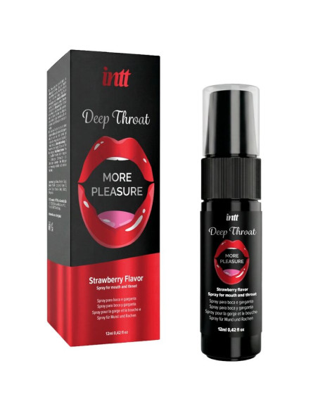 INTT DEEP THROAT MORE PLEASURE ORAL SPRAY STRAWBERRY FLAVOR