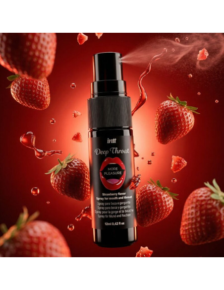 INTT DEEP THROAT MORE PLEASURE ORAL SPRAY STRAWBERRY FLAVOR