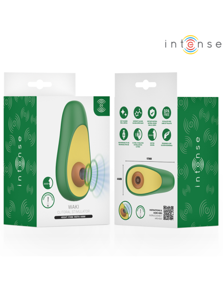 INTENSE WAKI AVOCADO CLITORAL SUCTION STIMULATOR