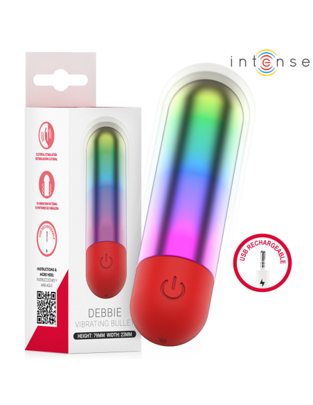 INTENSE DEBBIE RAINBOW CLITORIS VIBRATING BULLET