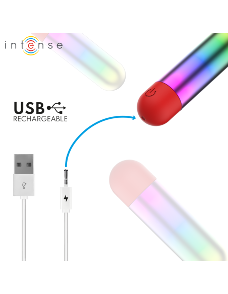 INTENSE DEBBIE RAINBOW CLITORIS VIBRATING BULLET