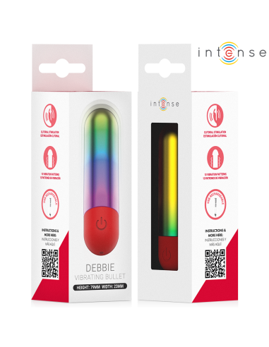 INTENSE DEBBIE RAINBOW CLITORIS VIBRATING BULLET