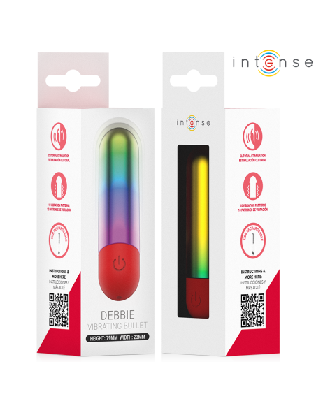 INTENSE DEBBIE RAINBOW CLITORIS VIBRATING BULLET