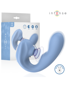 INTENSE GINA MULTIFUNCTION CLITORAL STIMULATOR BLUE
