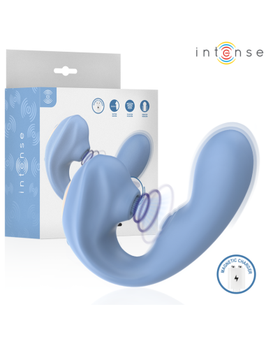 INTENSE GINA MULTIFUNCTION CLITORAL STIMULATOR BLUE