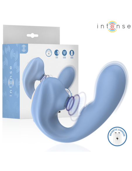 INTENSE GINA MULTIFUNCTION CLITORAL STIMULATOR BLUE